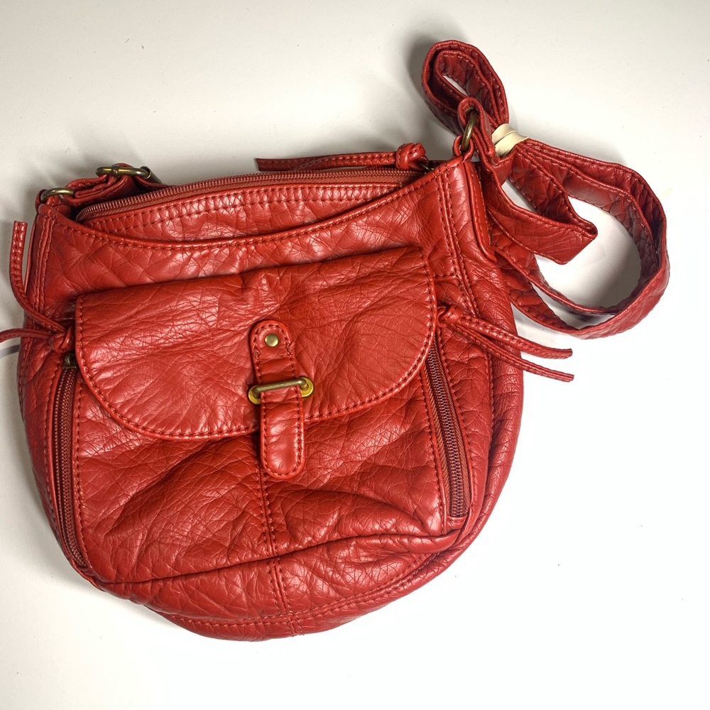 Vegan Leather Crossbody Bueno Italian Faux Leather